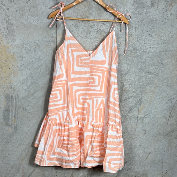 Maeve Sleeveless Flounce Swing Mini Dress - Picture 3 of 6